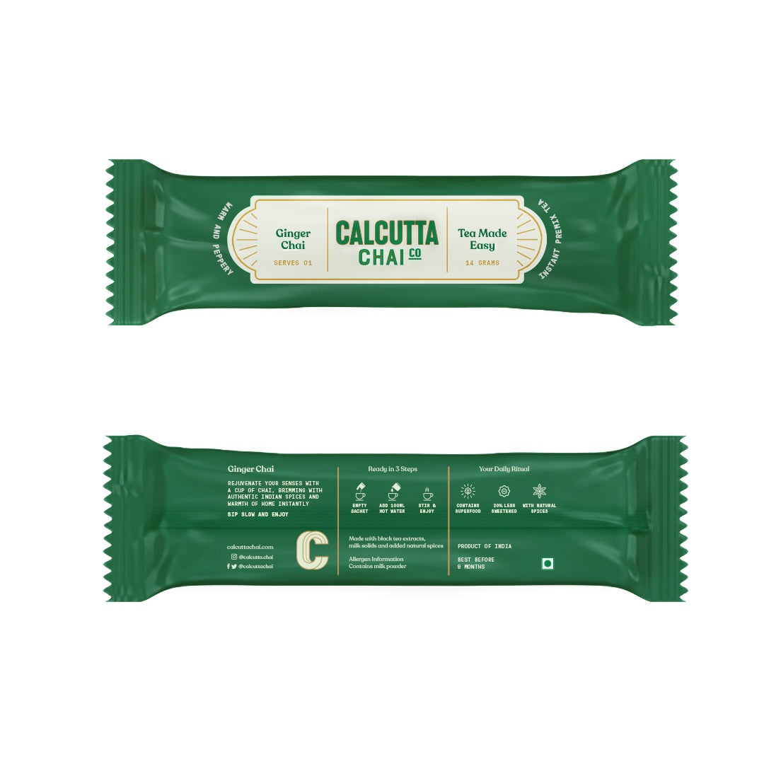 CALCUTTA CHAI CO INSTANT PREMIX GINGER CHAI 210G