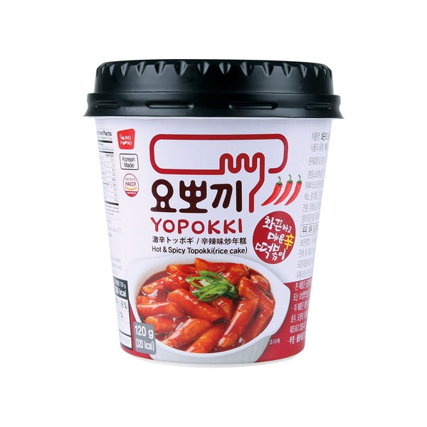 YOPOKKI HOT & SPICY TOPOKKI RICE CAKE 180GM