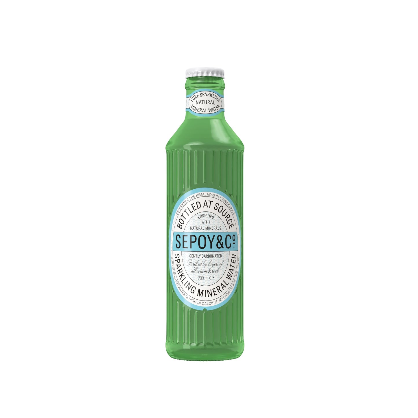 SEPOY AND CO SPARKLING NATURAL MINERAL WATER 200ML