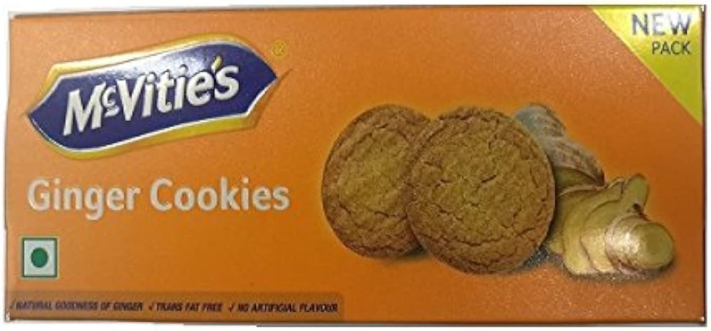 MCVITIES GINGER NUTS COOKIES 120G