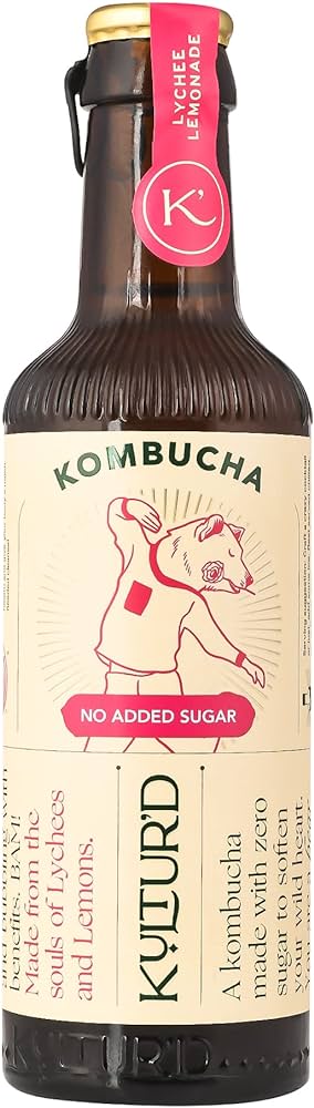 KULTURD KOMBUCHA LYCHEE LEMONADE 220ML