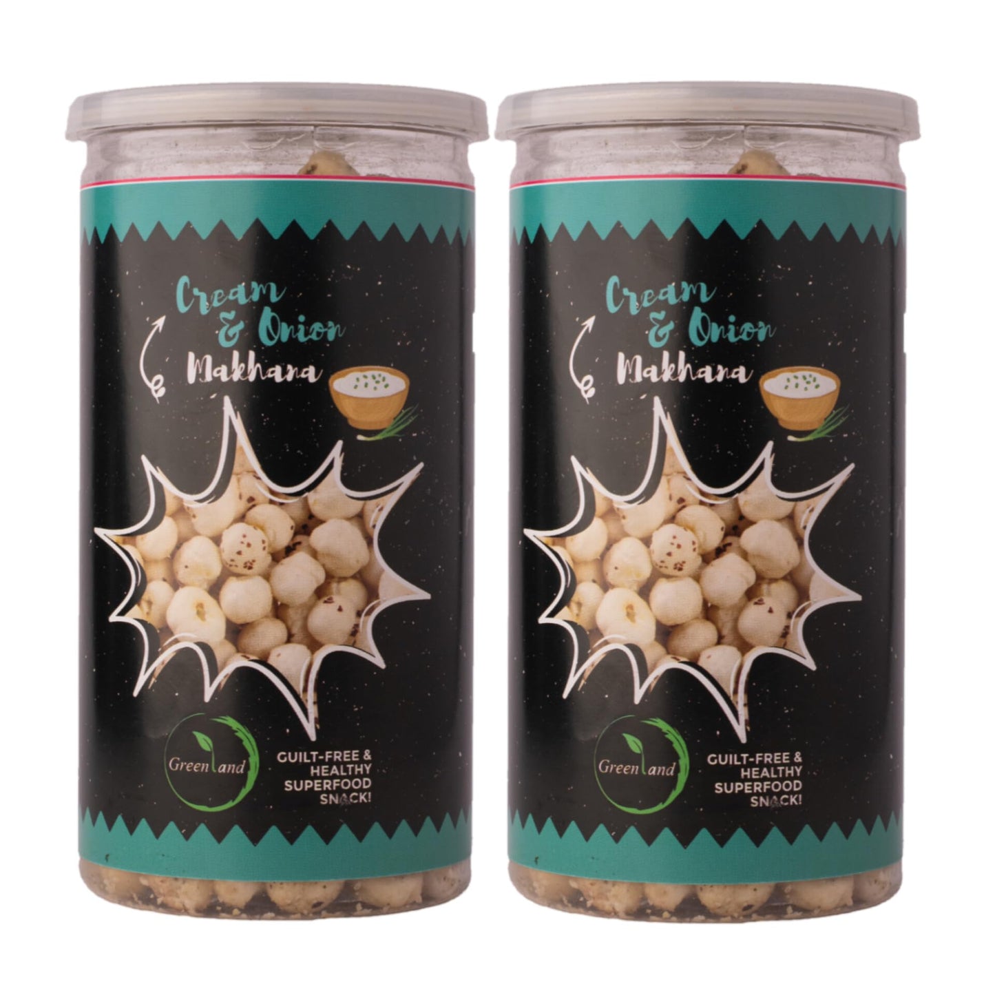 GREENLAND CREAM & ONION MAKHANA 75GM