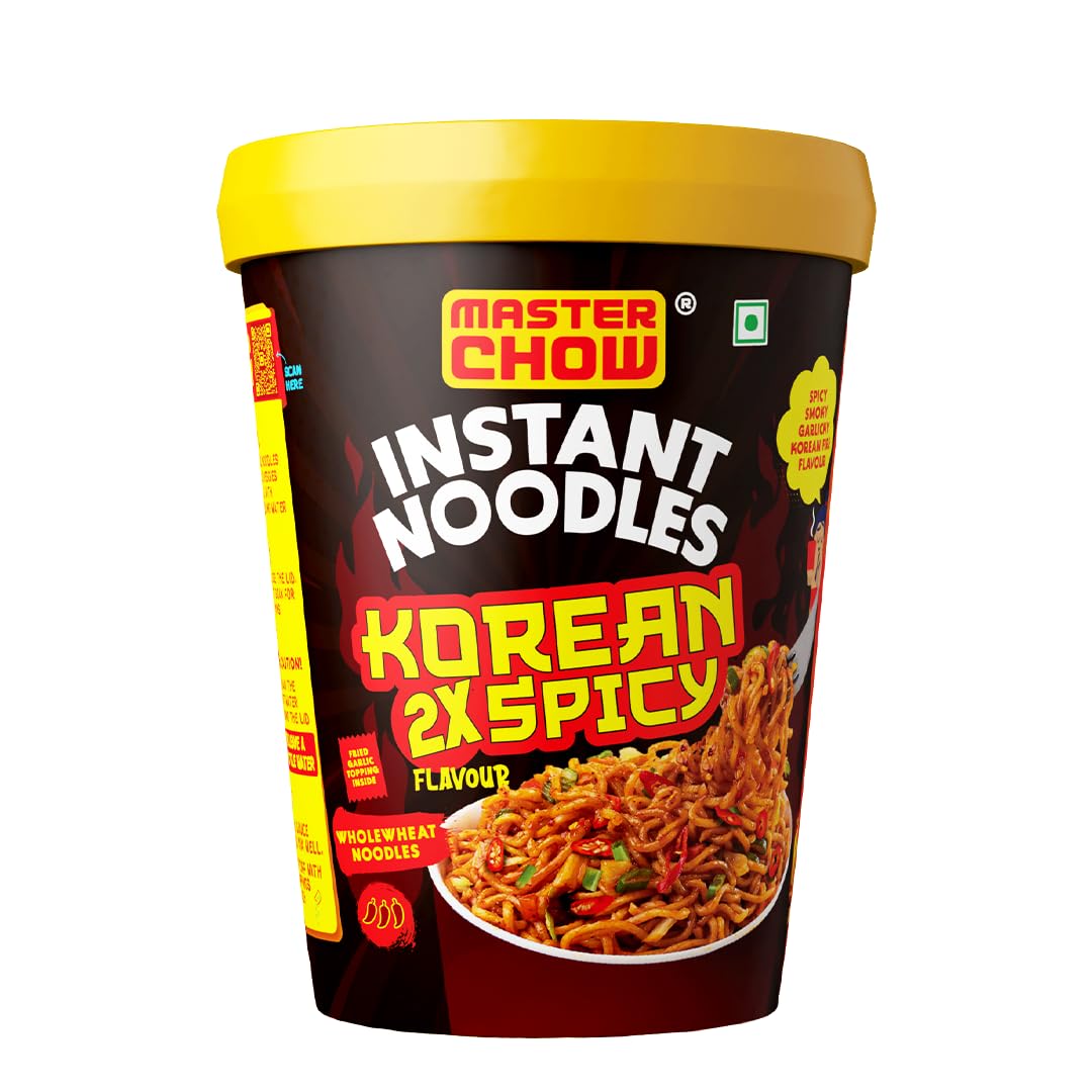 MASTER CHOW INSTANT NOODLES KOREAN 2X SPICY FLAVOUR 100GM