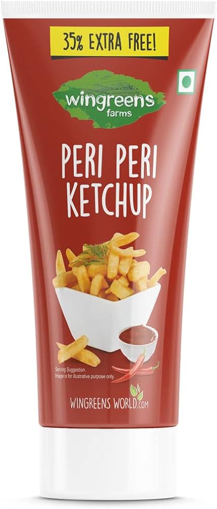 WINGREENS PERI PERI KETCHUP 180 GM