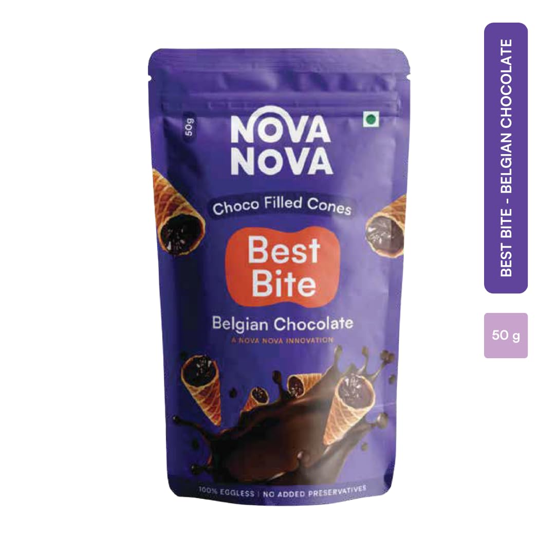 NOVA NOVA BEST BITE BELGIAN CHOCOLATE 50GM