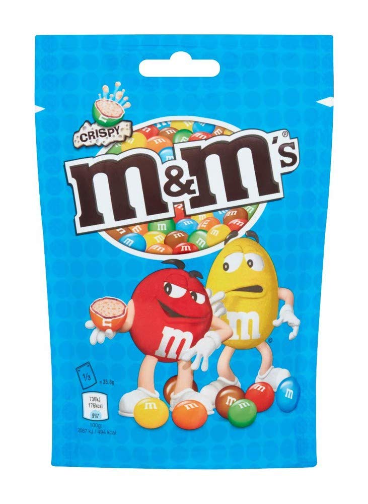 M AND M CRISPY 107 GM