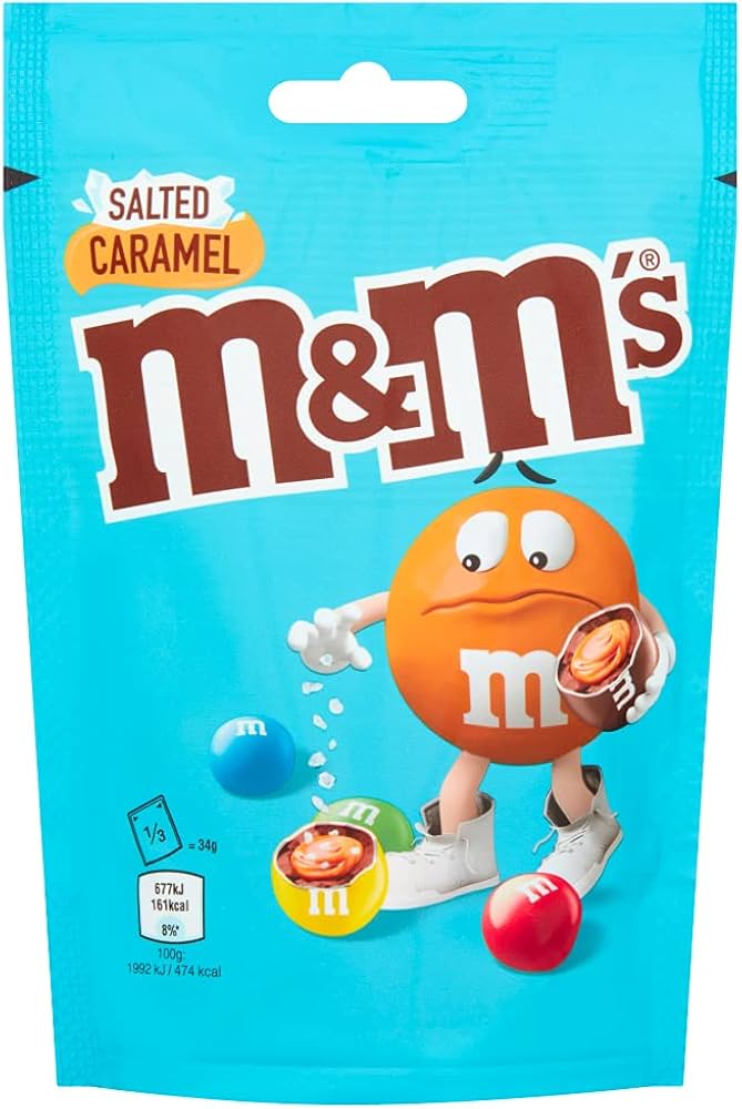M AND M SALTED CARAMEL 102 GM