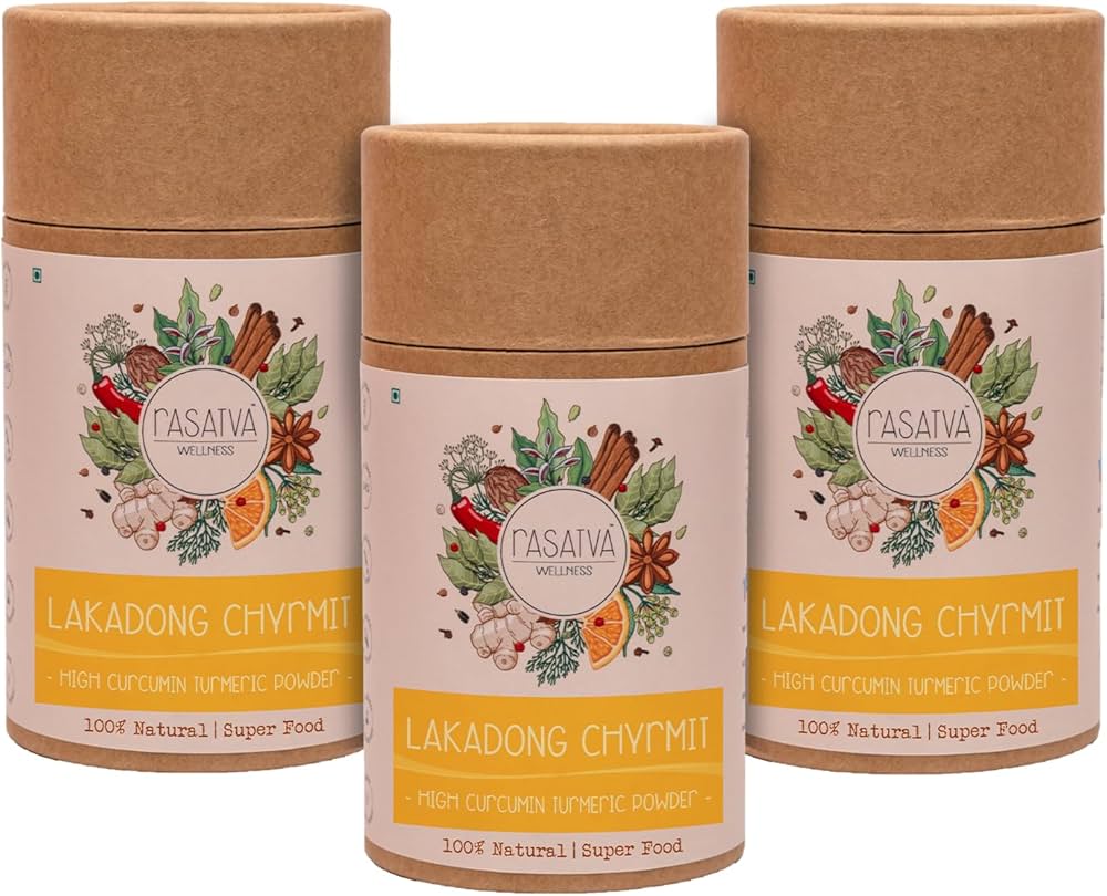 RASATVA LAKADONG CHYRMIT HIGH CURCUMIN TURMERIC POWDER 100 GM