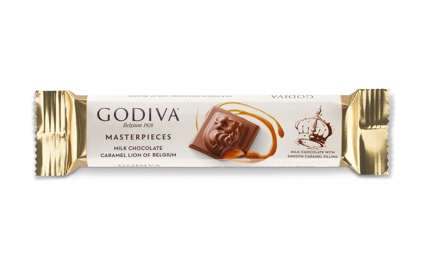 Godiva Belgium 1926 MASTERPIECES Milk Chocolate Caramel 32gm