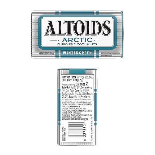 Altoids Arctic Cool Mints Wintergreen Sugarfree 34 gm