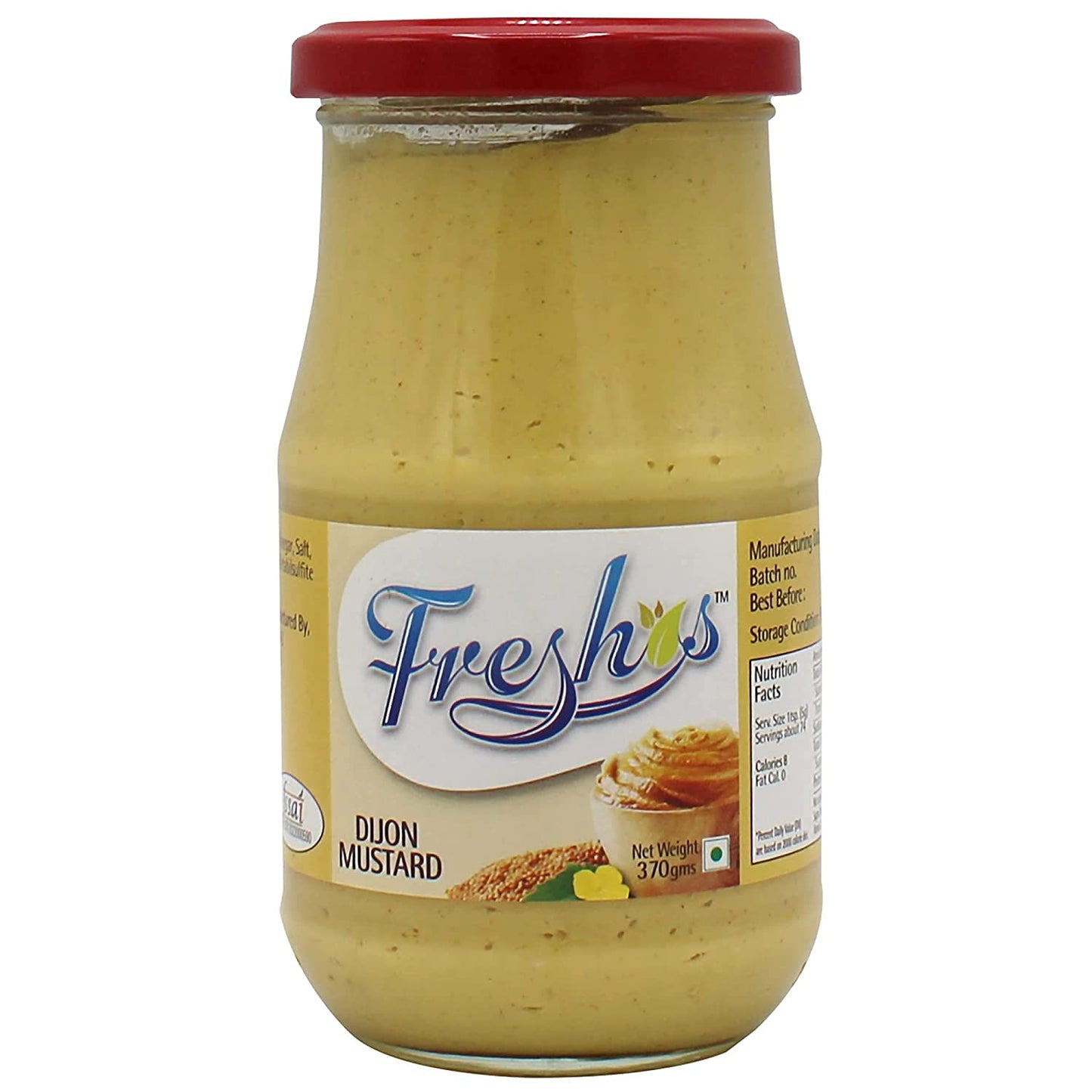 FRESHOS DIJON MUSTARD 370GM