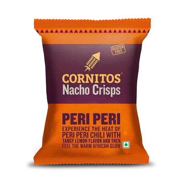 CORNITOS NACHO CRISPS PERI PERI 55GM