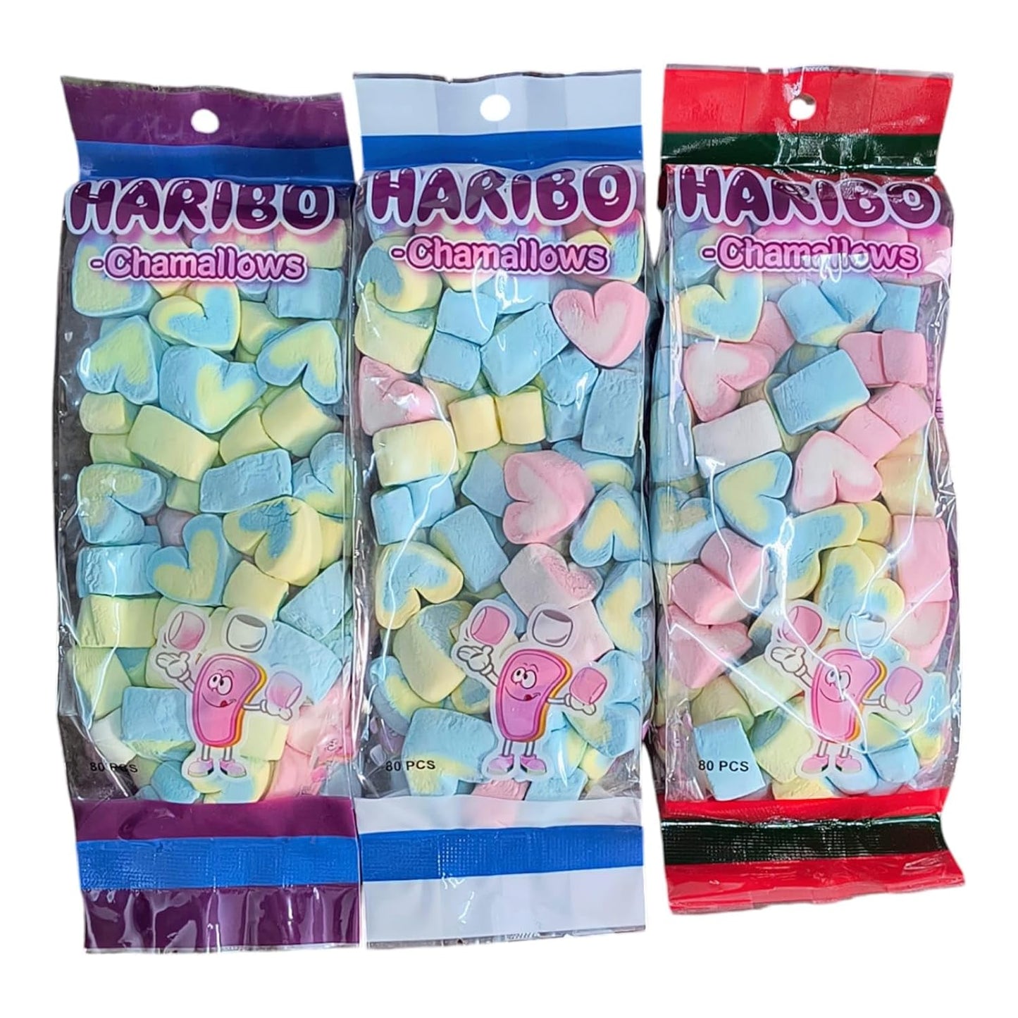 HARIBO MARSHMALLOW CHAMALLOWS 80PCS PACK