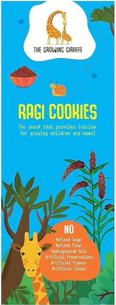 The Growing Giraffe Ragi Cookies 40 gm