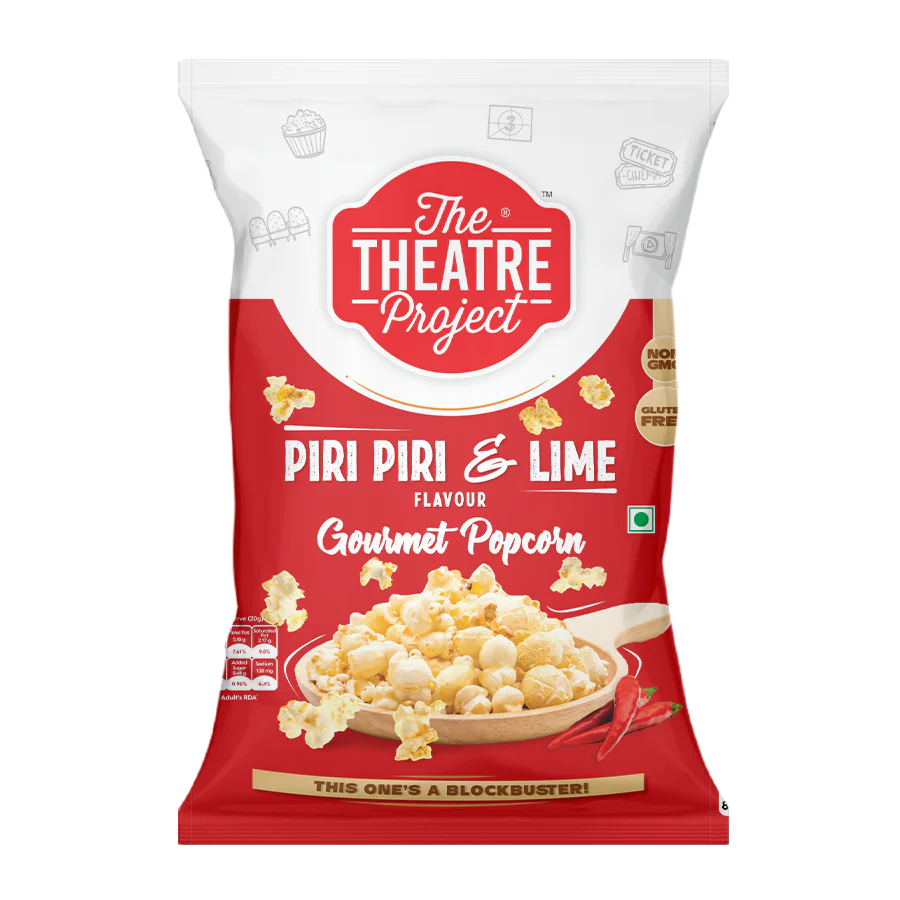 THE THEATRE PROJECT PIRI PIRI LIME POPCORN 30G