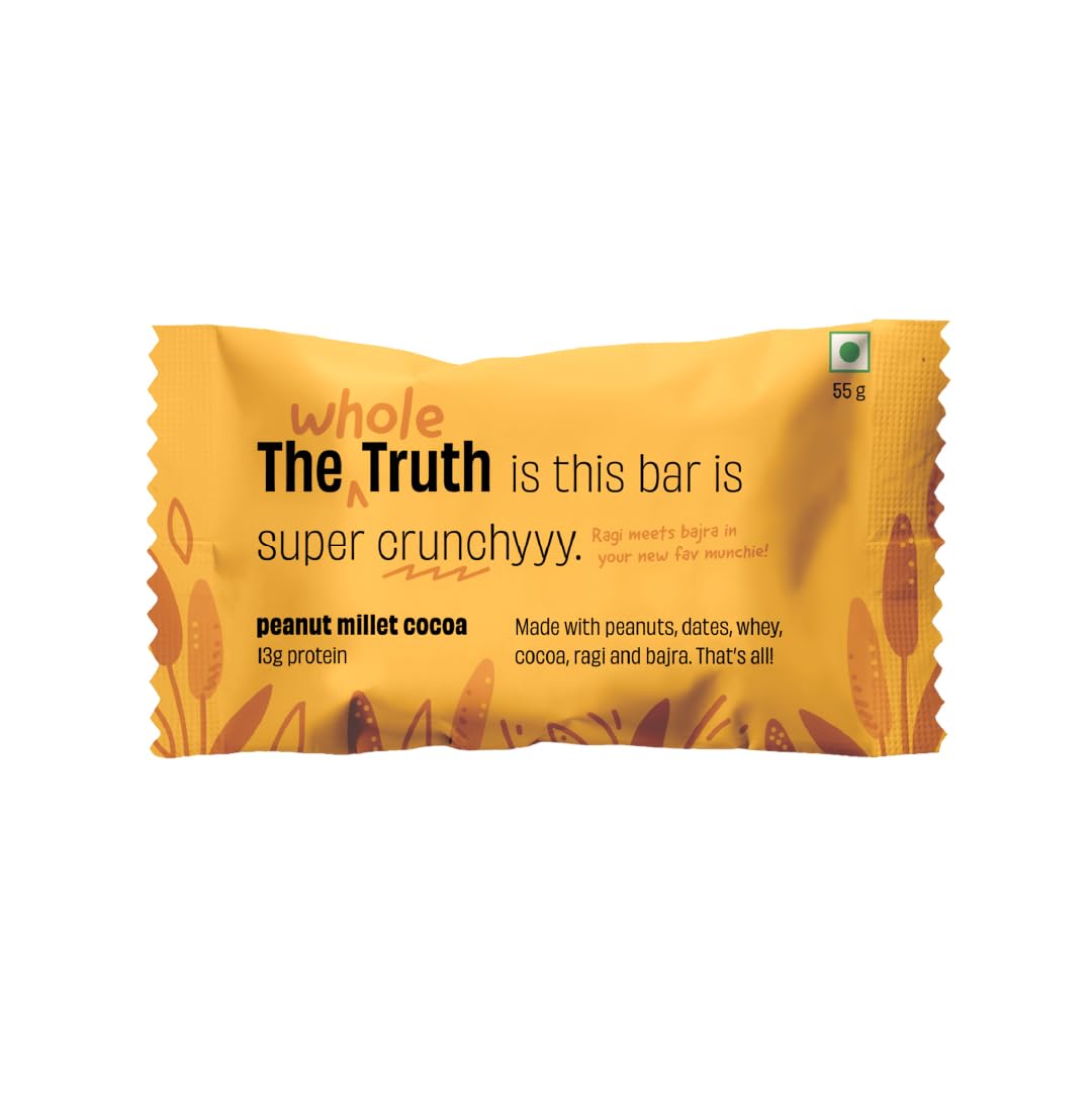 THE WHOLE TRUTH PEANUT MILLET COCOA 13 GM PROTEIN 55 GM