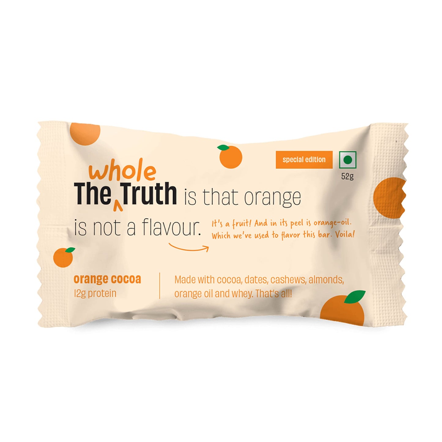 THE WHOLE TRUTH ORANGE COCOA 52 GM