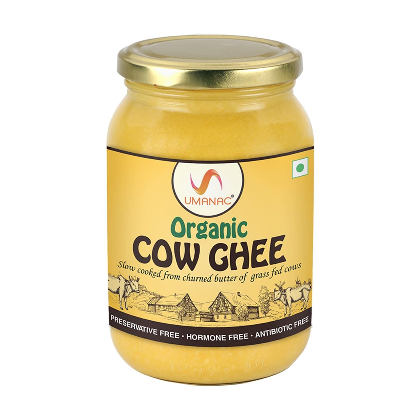 UMANAC ORGANIC COW GHEE 500ML