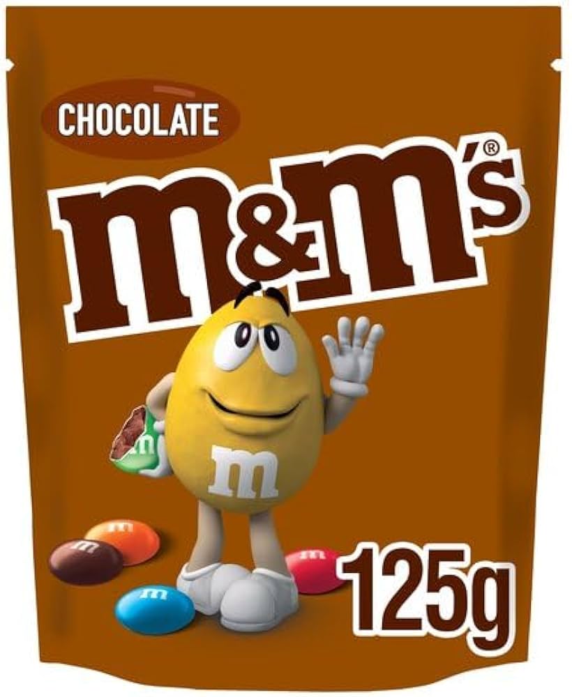 M AND M CHOCOLATES 125 GM