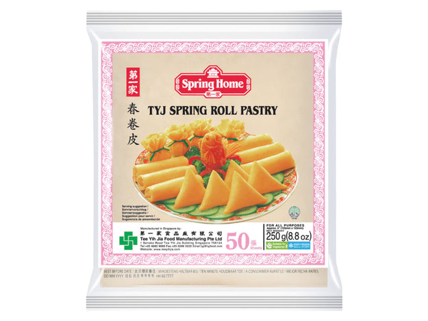TYJ SPRING ROLL PASTRY 50 SHEET 150 MM 400 GM