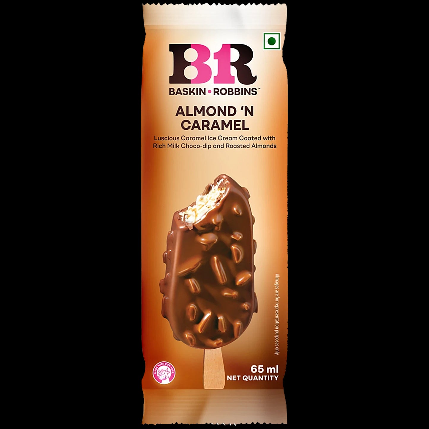 BASKIN ROBBINS ALMOND N CARAMEL 65 ML