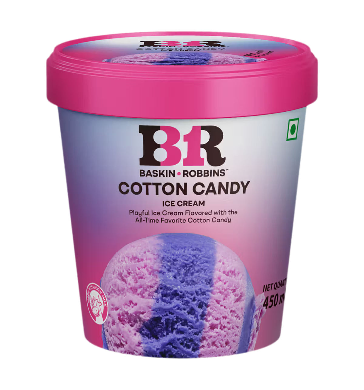 BASKIN ROBBINS COTTON CANDY ICE CREAM 100 ML