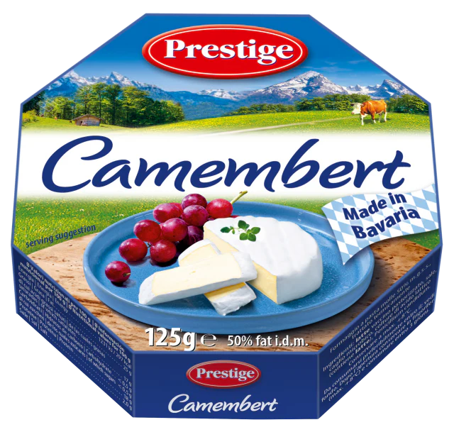 PRESTIGE CAMEMBERT CHEESE 125GM