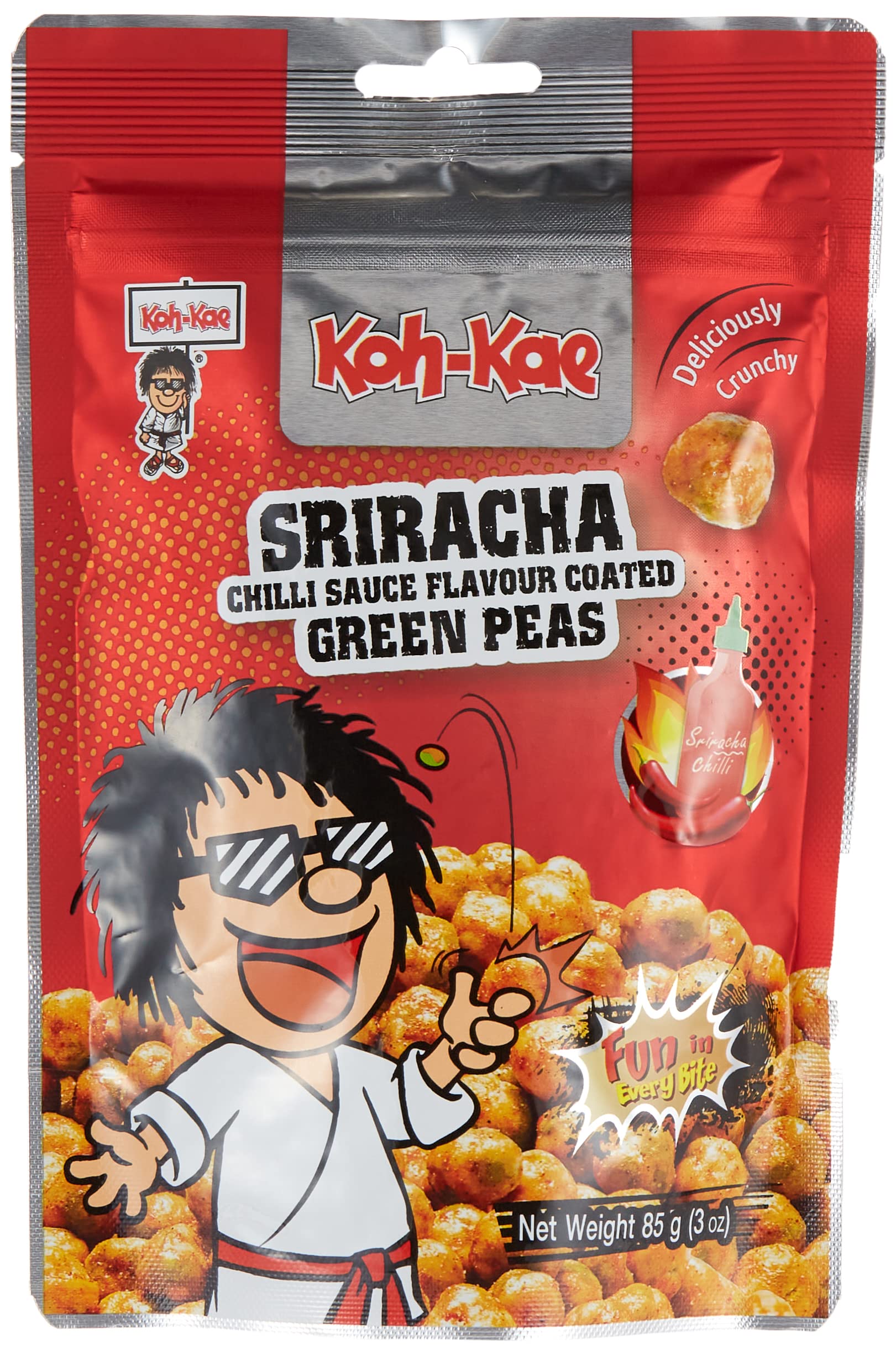 KOH KAE SRIRACHA CHILLI SAUCE GREEN PEAS 85GM – TGO