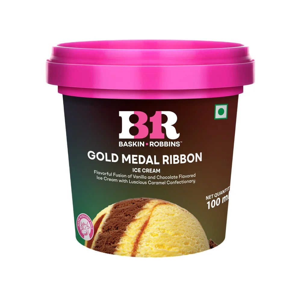 BASKIN ROBBINS GOLD MEDAL RIBBON 100 ML CUP