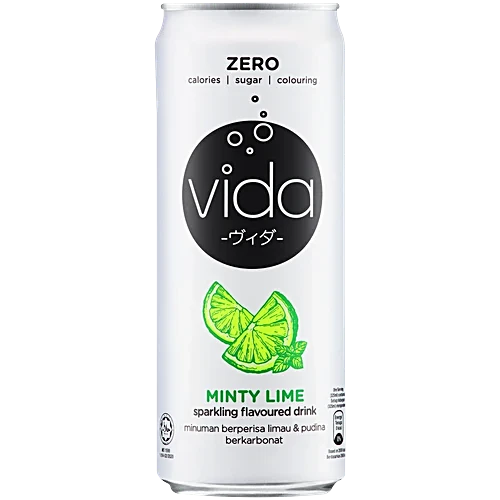 VIDA ZERO SUGAR MINTY LIME 325 ML