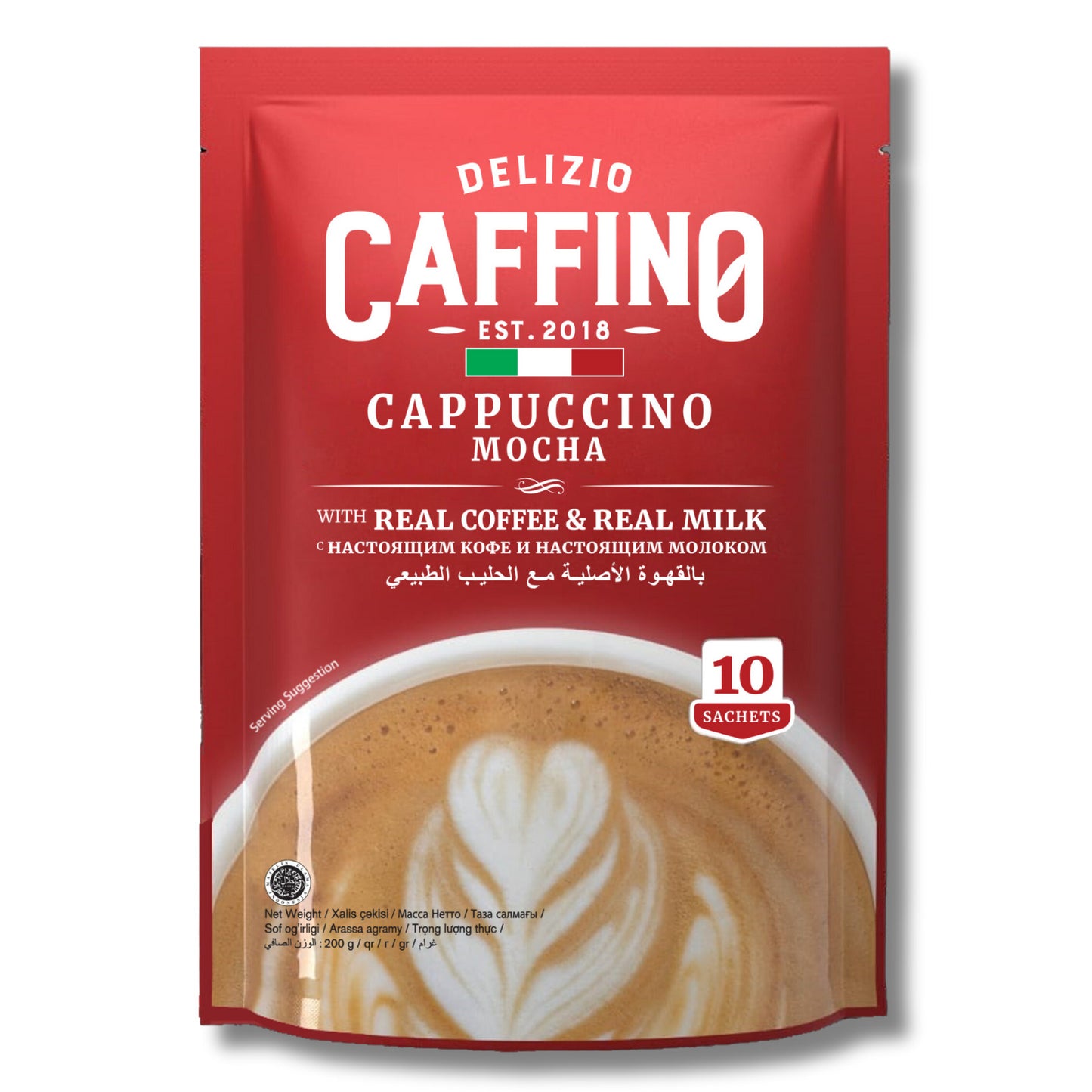 DELIZIO CAFFINO CAPPUCCINO MOCHA 200 GM