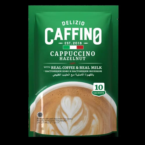 DELIZIO CAFFINO CAPPUCCINO HAZELNUT 200 GM