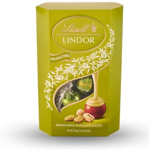 LINDT LINDOR BALL PISTACHIO 200 GM