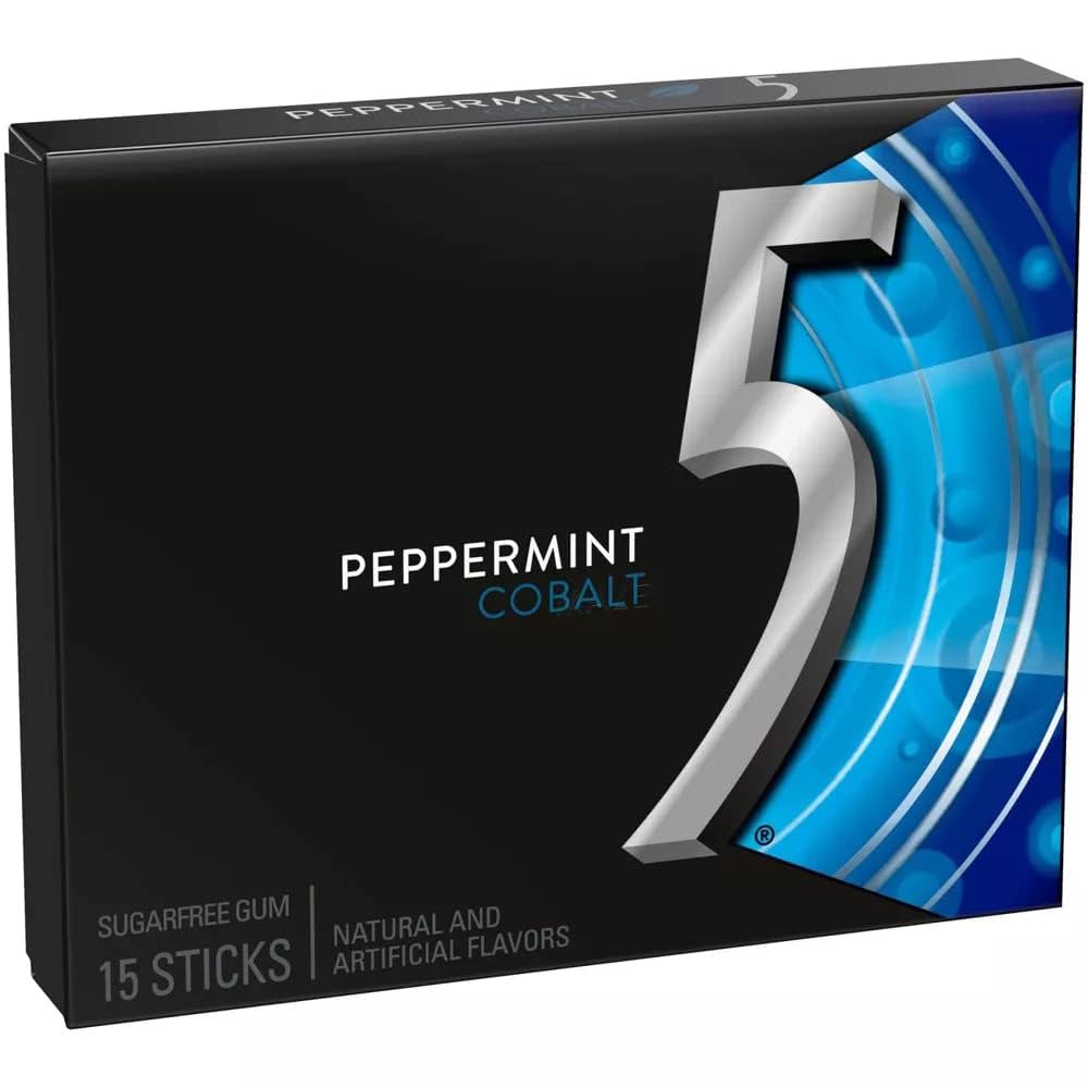 WRIGLEYS 5 PEPPERMINT MENTHE COBALT