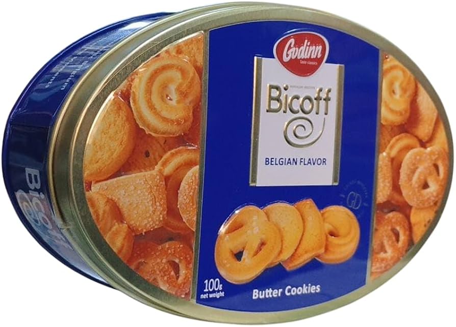 GODINN BICOFF BELGIAN FLAVOR BUTTER COOKIES 100 GM