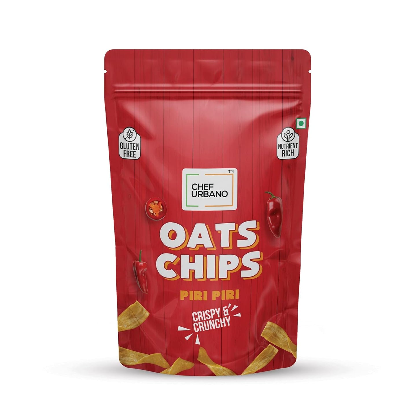CHEF URBANO OATS PIRI PIRI CHIPS 75GM