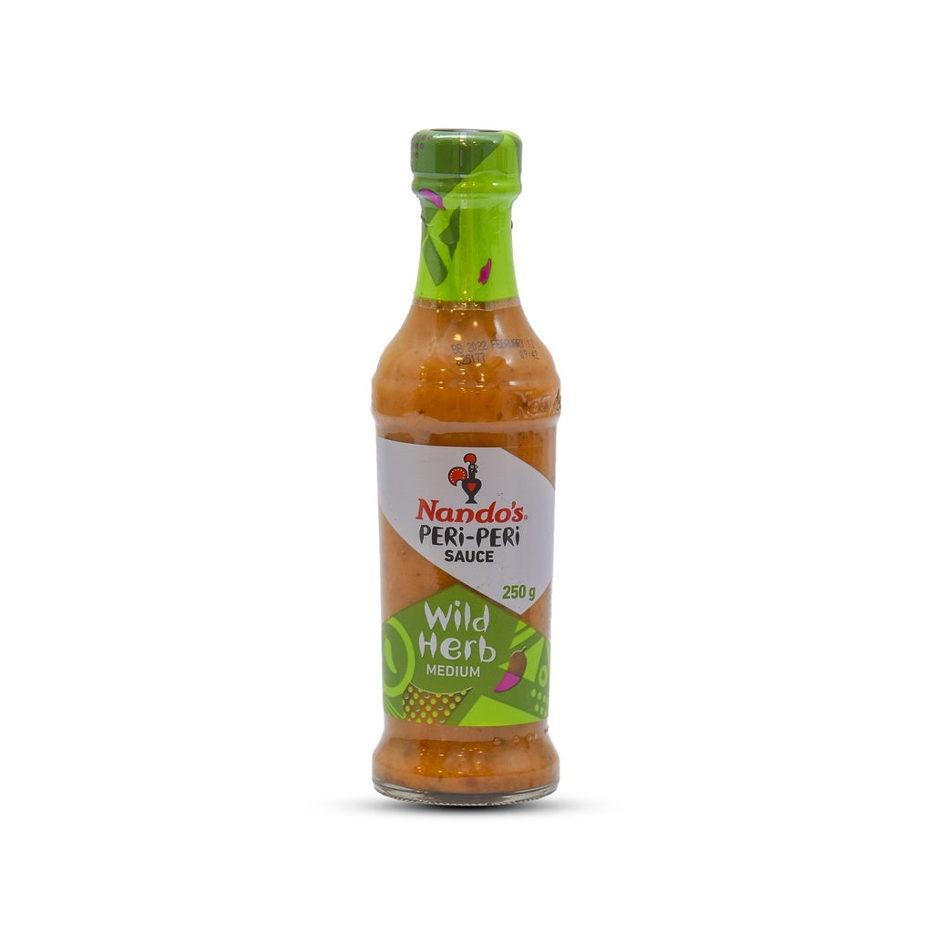 NANDOS PERI PERI WILD HERB SAUCE MEDIUM 250GM