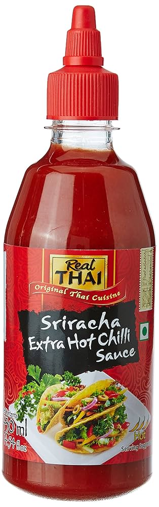 REAL THAI SRIRACHA EXTRA HOT CHILLI SAUCE 430 ML