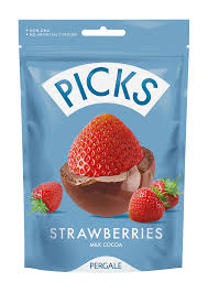 Pergale Picks Strawberries Milk Cocoa 90 gm