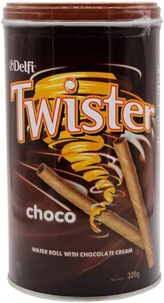 Twister Chocolater wafer roll with cream 329 gm