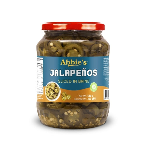 Abbies Jalapeno sliced in vinegar 670 gm
