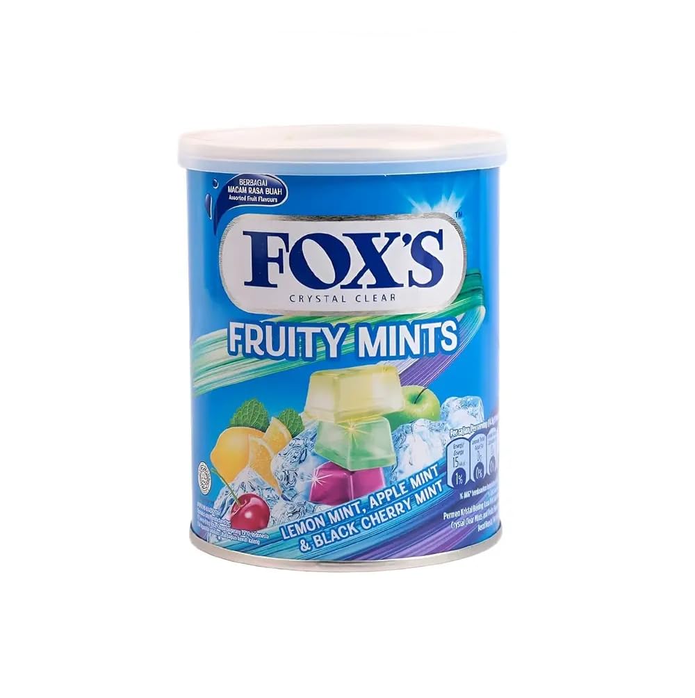 Foxs Fruity Mint tin