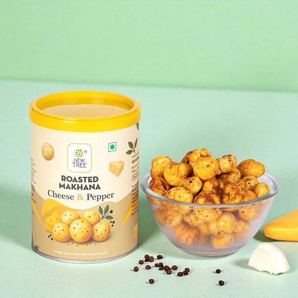 NEW TREE ROASTED MAKHANA CHEESE AND PEPPER 30 GM
