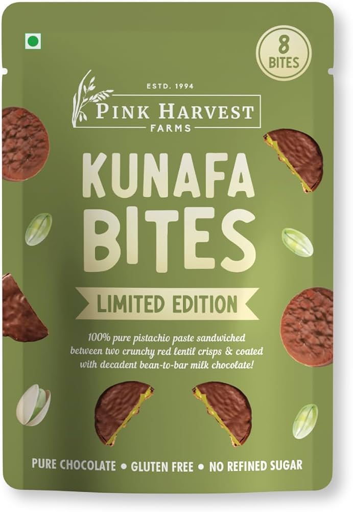 PINK HARVEST KUNAFA BITES LIMITED EDITION 100 GM