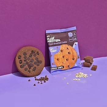 MAX PROTEIN 7 GRAIN BREAKFAST COOKIE CHOCO CHIPS 55 GM