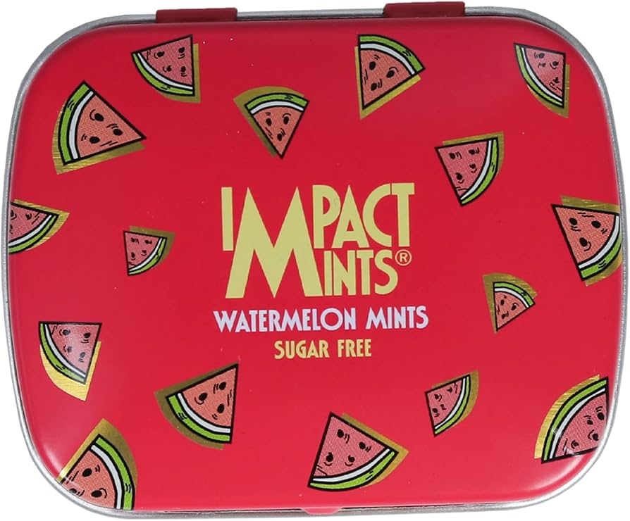 IMPACT MINTS SUGAR FREE WATERMELON MINTS 14 GM