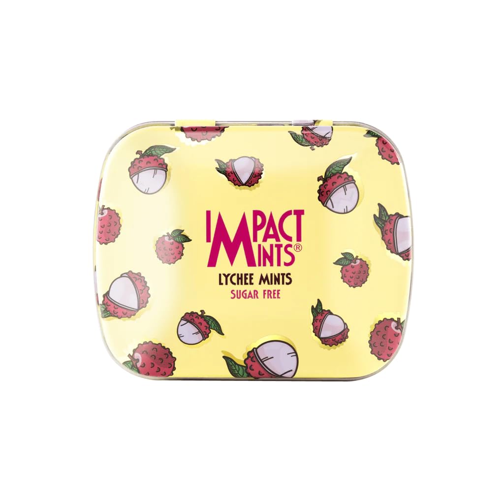 IMPACT MINTS SUGAR FREE LYCHEE MINTS 14 GM