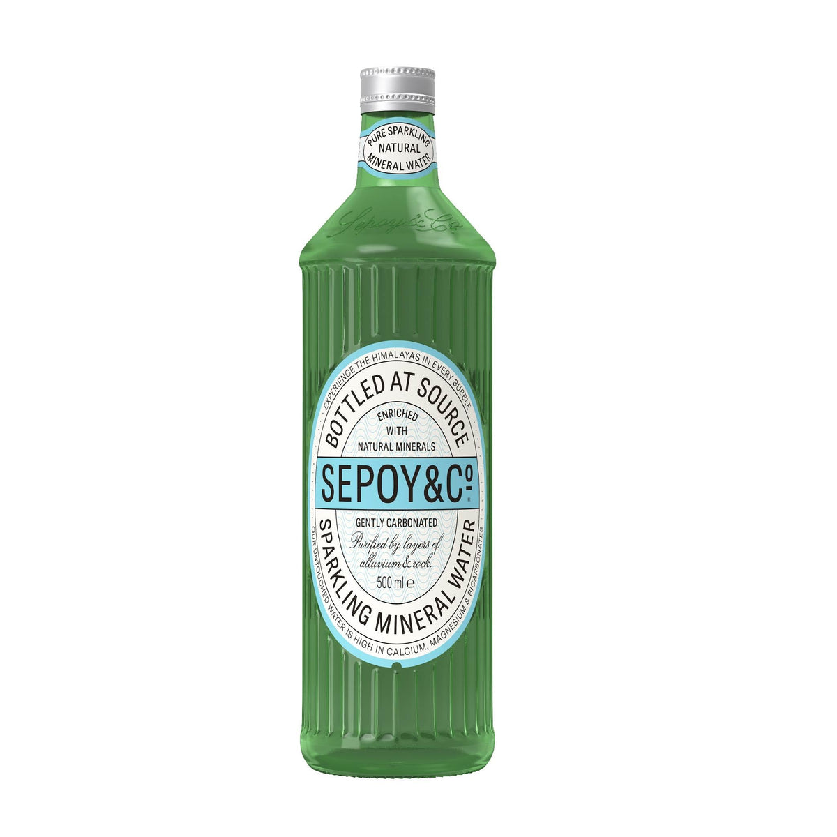 SEPOY AND CO SPARKLING MINERAL WATER 500 ML