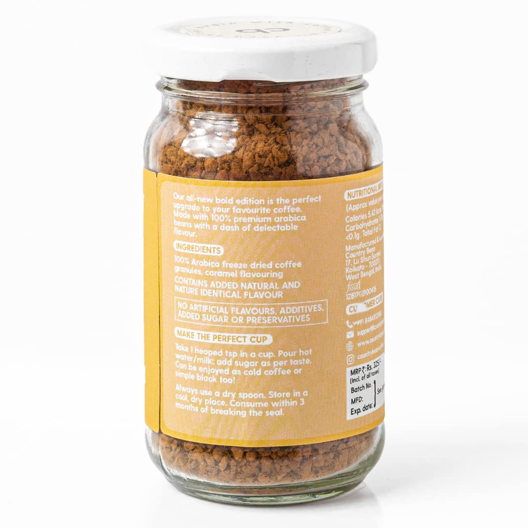 COUNTRY BEAN CARAMEL INSTANT COFFEE 50GM