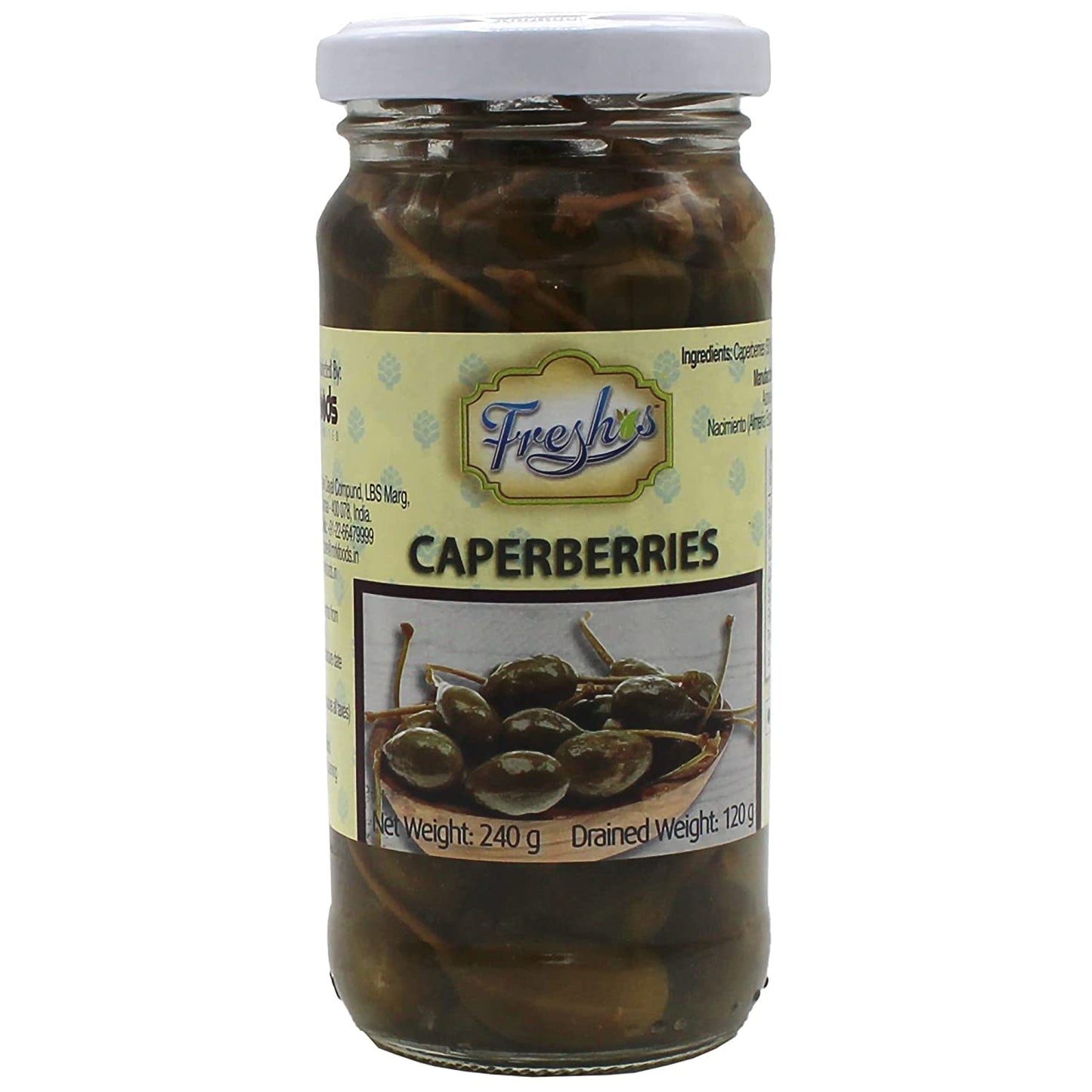 FRESHOS CAPERBERRIES 240GM